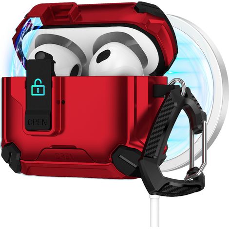 Couvercle De Protection - Support Intégré - Pour Écouteurs Sans Fil Génération 3 - Protection Renforcée 2,8 M - 1 Pièce (1/5)