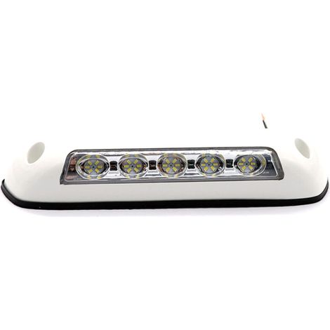 LED 12V Sunshade Projecteur，Camping Car Ultra Plat, LED 12V Camping Encastrable éClairage IntéRieur Auto Cars Yachts Portes de Camping-Car Couloirs Feux ModifiéS