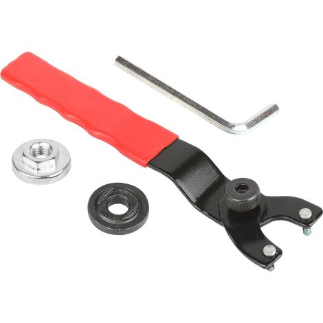 Clés à meuleuse d'angle réglables, 10-60 mm clé à broche Réglable avec manche en plastique antidérapant (1/5)