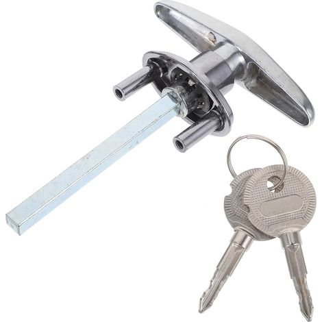 de verrouillage pour porte de garage poignée en T fil d (1/5)