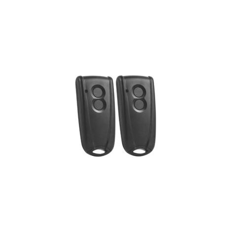 Telecomando per porta da garage EcosRSC433 433MHz, ricambio per Ecostar AGS RCS433, compatibile con modelli rolling code a 433MHz - Confezione da 2 - Crezuo (1/4)