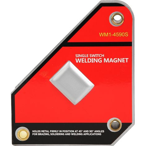 Support de soudage magnétique à angle fixe à interrupteur unique, outil de soudage WM1-4590S pour angles de 45° et 90° (1/5)
