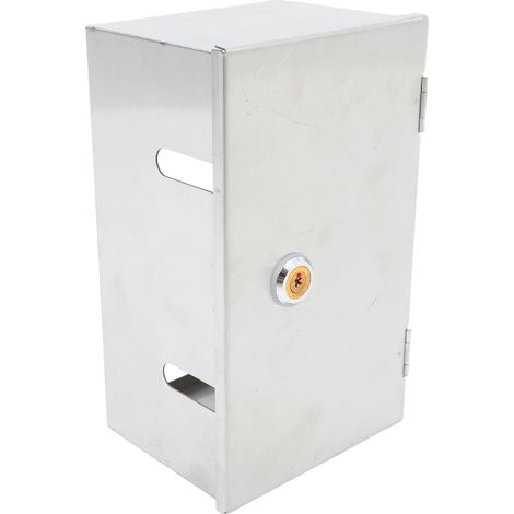 Couvercle de prise - Boîtier de protection verrouillable résistant aux intempéries pour prises électriques intérieures et extérieures - Solution de sécurité robuste avec design (1/5)