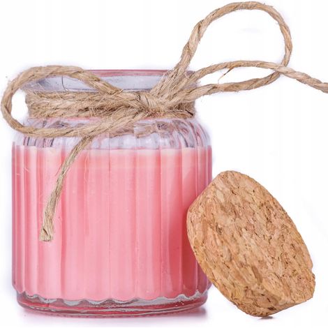 Sojakerze mit Rosenduft – Rose des Nordens