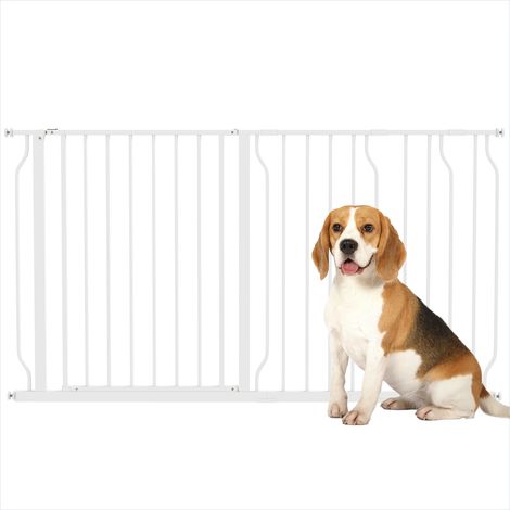 Chatière Barrière pour chien extensible acier 75-145 cm sans (1/5)