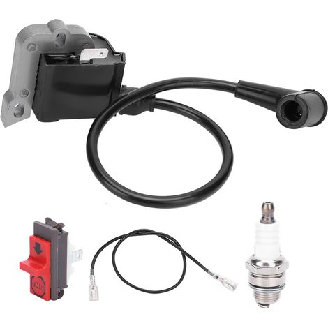 Bougie d'allumage haute performance remplacement pour tronçonneuse Husqvarna 61, accessoire compatible, pièce moteur fiable, unité unique, amélioration démarrage et puissance. (1/5)