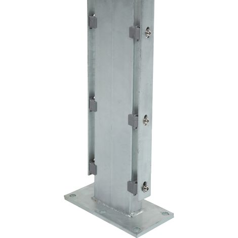 Gabionen-Zaunpfosten m.angeschw. Bodenp,1090mm,fvz