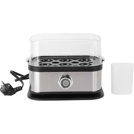 Cuiseur œufs rapide 6 capacité inox intelligent – Machine bouillis maison dortoir bureau EU 220V, cuisine (1/5)