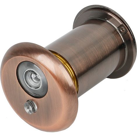 Porte Grand Angle en Laiton Doré  Vision Sécurisée pour Intérieur et Extérieur  Installation Simple