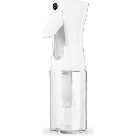 Sprayfles voor haar (200 ml) - Kleine, continue ultrafijne nevelspuitfles, transparante, lege plantensproeier voor het reinigen van planten met water en alcohol. (1/5)