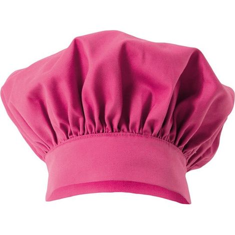 Gorro francés de cocinero con frunce VELILLA Serie 404001 Fucsia