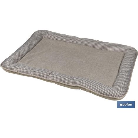 CAMA ACOLCHADA MASCOTAS MODELO COCO 86 X 57 X 7 CM (1/4)