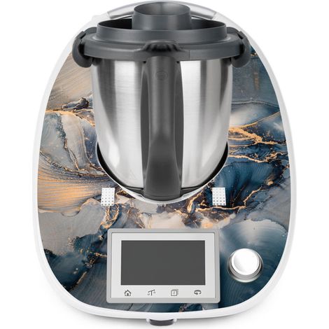 Stickers Thermomix TM5 - Effet Marbré - Adhésif MAT (1/2)