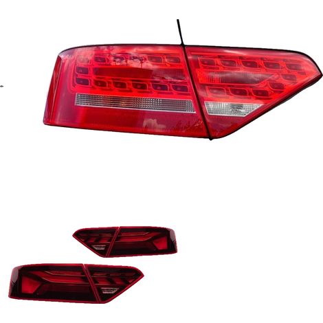 Gruppo ottico posteriore, indicatori di direzione a LED dinamici, compatibile con Audi A5 2007-2016, 2007-2012, per fari alogeni originali (1/2)