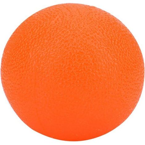 Ballons d'exercice pour les mains Silicone Squeeze Stress Ball Massage Therapy Grip Ball pour la force des doigts de la main Exercice Stress Relief(Orange)