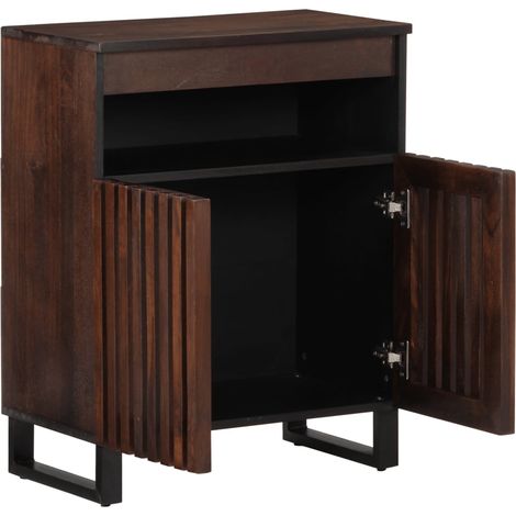 Maison Exclusive - Credenza Marrone 60x34x75 cm in Legno Massello di Mango (1/5)