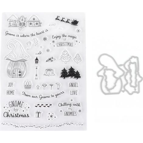 Tampons en silicone transparents pour scrapbooking et cartes faites main (1/5)