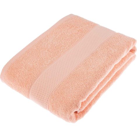 HOMESCAPES Turkish Cotton Peach Bath Sheet