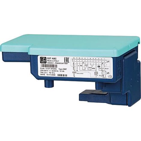 Relais gaz SIT-537 ABC IP 44 – Raccords pour électrodes – Temps de préchauffage 1,5 sec – Sécurité 10 sec