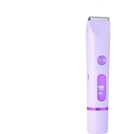 Tondeuse rechargeable de qualité supérieure pour femme - Pour zones sensibles - Écran LCD en céramique - Construction étanche - Double tête