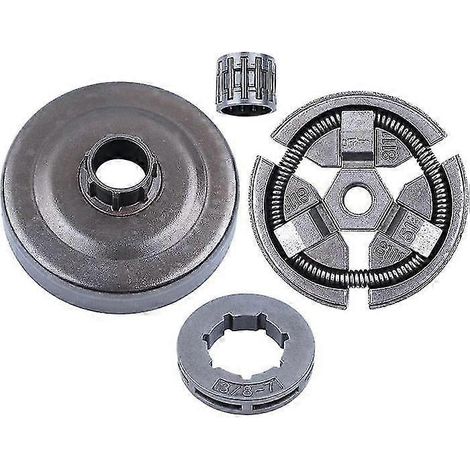 Kit de pignon de tambour d'embrayage 3/8"-7 dents compatible avec les tronçonneuses Husqvarna 262xp, 261, 262 et 254 (+c (1/4)