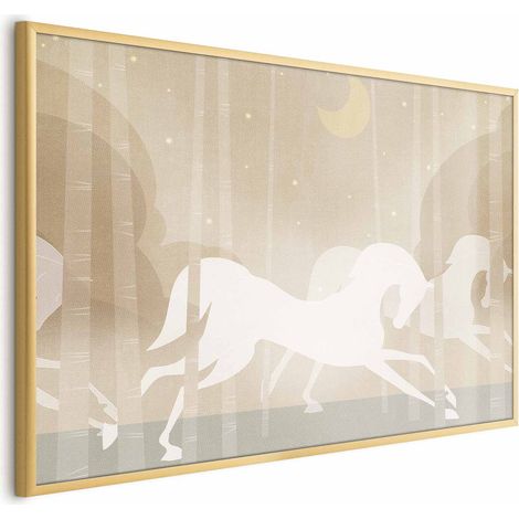 Póster - Caballos de carreras (1/4)