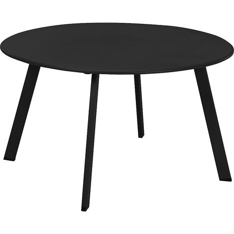 ProGarden Beistelltisch 70x40 cm dunkelgrau matt (1/3)