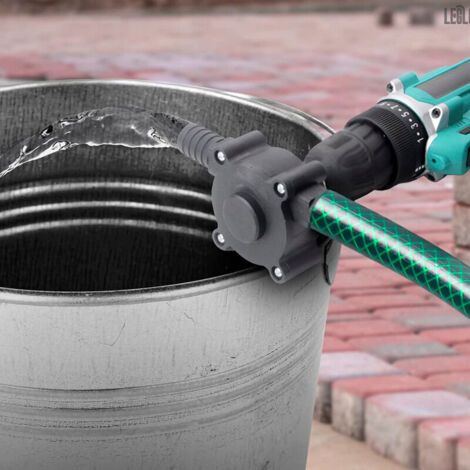 Pompe de perceuse électrique, pompe à eau mini pompe de perceuse électrique à main pompe auto-amorçante portable pompe de perceuse ménage petite pompe à eau pour la maison jardin, 6. 35Mm (1/3)