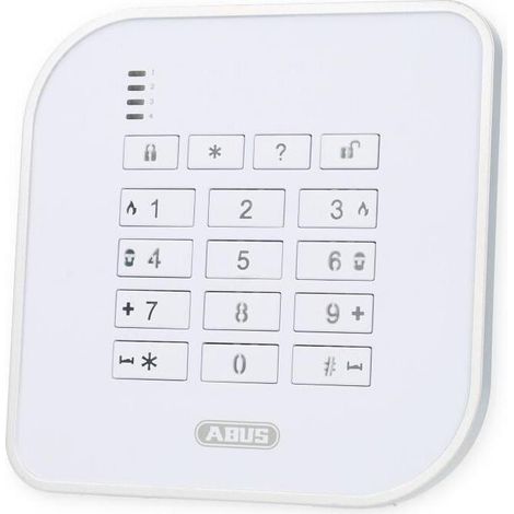 Teclado sin cable abus FUBE50001 certificado VdS frecuencia 868.6625 MHz