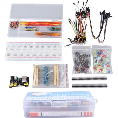 Kit électronique débutant lot composants développement condensateurs résistances transistors diodes pour R3