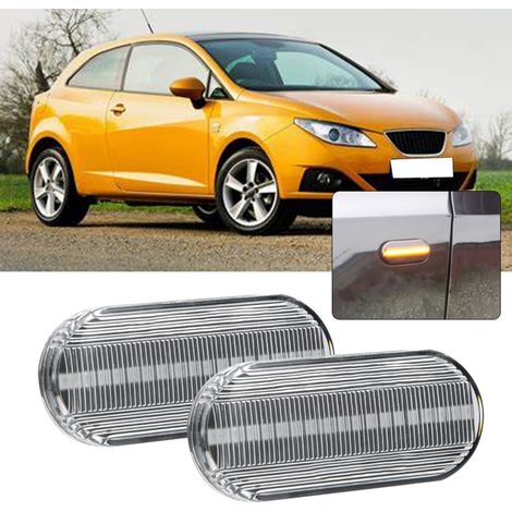 Feux de position latéraux blancs à 18 LED DC12V pour Ford Focus MK2 (2004-2007)