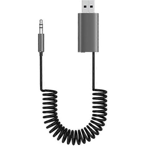 Récepteur Bluetooth pour voiture M01, appels mains libres, adaptateur sans fil stéréo AUX 3,5 mm (1/4)
