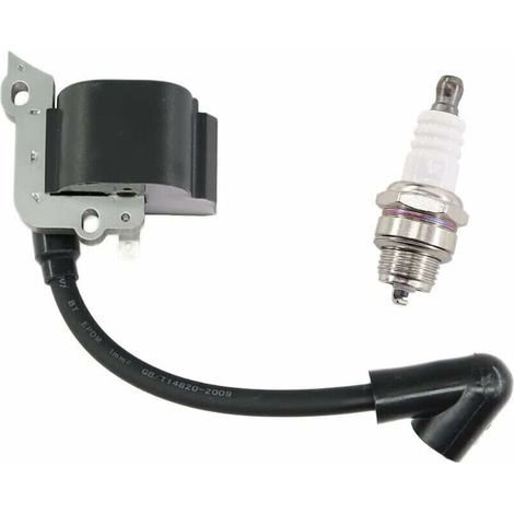 [NEVER USED] Ignition coil with spark plug for Stihl FS38 FS46 FS45 FS55 FC55 FC55Z FC55-DZ HL45 HL45Z HL45-DZ HS45 HS45Z KM55 KM55RZ KM55C KM55R chainsaw replacement 4140 400 1308 H559
