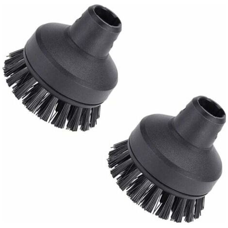 Cepillo redondo pequeño para limpiador a vapor Kärcher SC1 SC2 SC3 SC4 SC5 SC6 SC7 (2 cepillos redondos grandes)