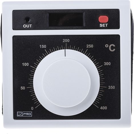 Contrôleur de température Marche/Arrêt, 230 V c.a., 1 sortie Relais thermocouple, 96 x 96mm ( Prix pour 1 )