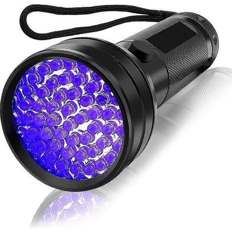 Lampe torche UV à lumière noire, détecteur d'urine d'animaux Vansky 51 LED à lumière noire, compatible avec l'urine de chien/chat, les taches sèches, les punaises de lit, assorti aux produits éliminat (1/3)