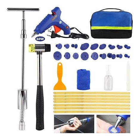 Dent Repair Kit for Cars and Motorcycles Dent Puller Car Body Dent Puller Sucker for Body to Eliminate Hail Impacts
