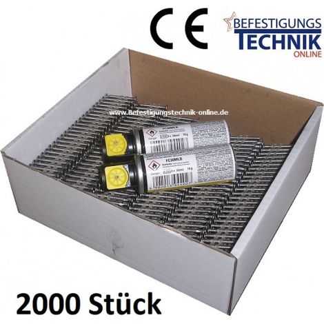 20° Haften Nägel 2,8x32mm Ring feuerverzinkt Gas für Nagler Paslode IM200 A"-"EN11339P