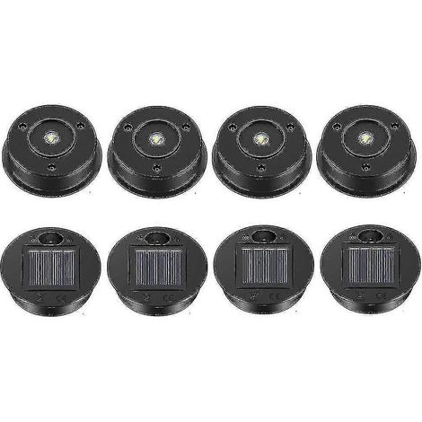 8 pièces de rechange pour lanternes solaires extérieures - Couvercle de lanterne à LED avec panneau solaire (1/5)