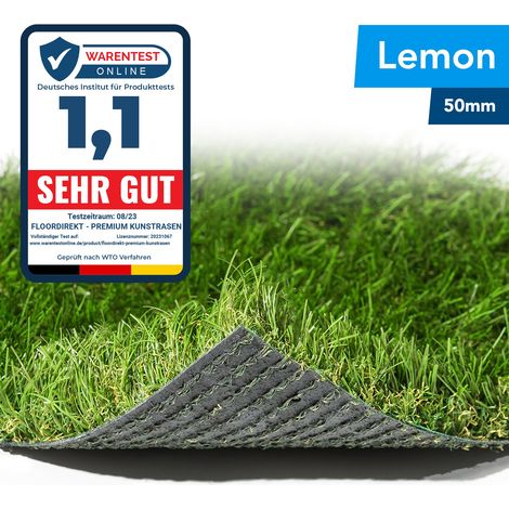 Pelouse artificielle Lemon Hauteur: 50 mm 200 x 500 cm (1/5)
