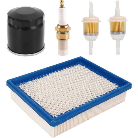 Cart Tune Up Kit, 41016467 102003201 Hochleistungs-Kraftstoff-Luftfilter aus Metall und ABS, Zündkerzenersatz für Club Car DS ab 1992.