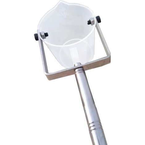 Échantillon d'eau télescopique avec tige en acier inoxydable pour tester la qualité de l'eau Plastique 1000 Ml 1.17m-4m/3.8ft-13ft (1/5)
