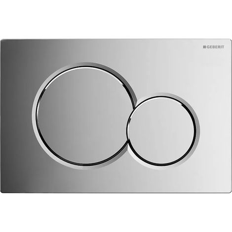 Geberit placca di comando Sigma 01 doppio tasto cromata (1/2)