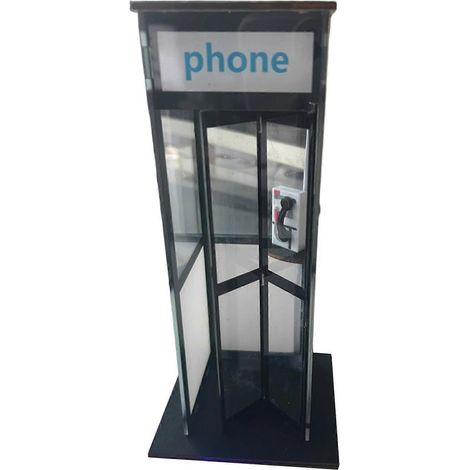 Vintage Telephone Booth Night Everyday Home Use pour Daily Home et Kitchen Use