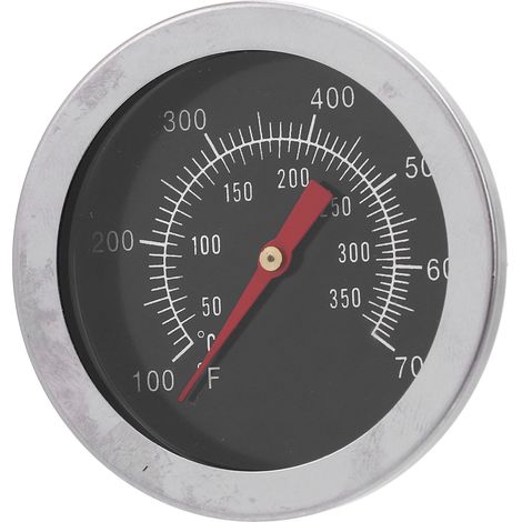 Thermomètre four barbecue grill grand cadran 52 mm acier inoxydable filetage M8 jauge température cuisson (1/5)