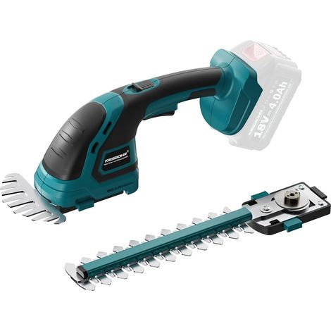 Ciseaux à Gazon et Taille-Haies 2en1 pour 18V(Non G-Series) Petites herbes et arbustes.Lames 12cm gazon,22cm haies,Coupe 8 mm,changement sans outil,leger 920 g,sans batterie ni chargeur (1/5)