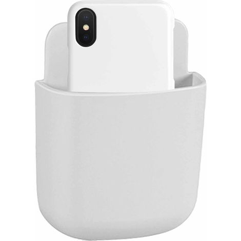 Support mural pour télécommande - Boîte de rangement adhésive pour supports de stockage, étui multifonctionnel pour télécommande (1/5)
