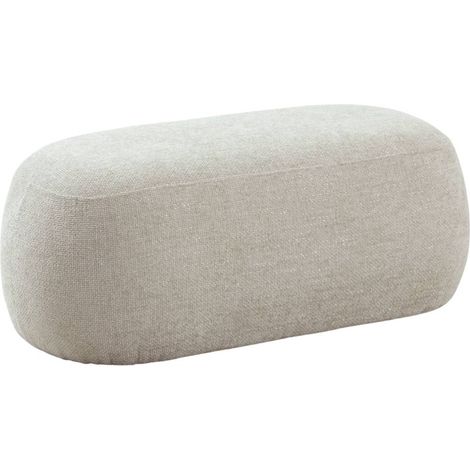 Banc en tissu écru confartable Lola