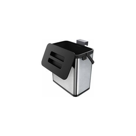 Poub de cuisine, poub, murale pour porte de placard, poub suspendue en acier inoxydable anti-empreintes digitales (3L) (1/5)
