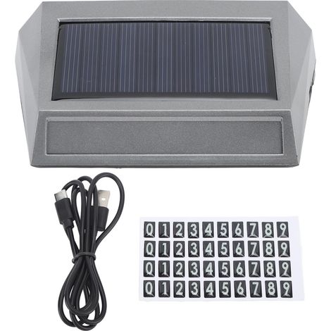 Ortviai Purificateur d'Air Voiture Solaire avec Ozone – Nettoyage Intelligent, Élimination des Odors, Batterie Intégrée (1/5)